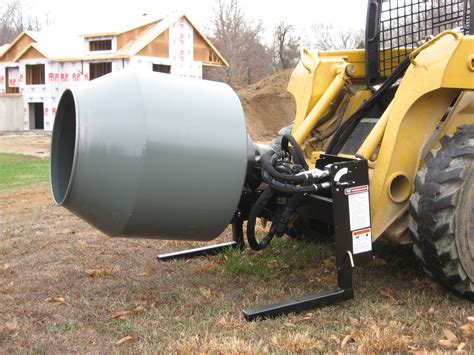 skid steer vertical mixer|skid mounted concrete mixer.